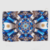 アルゼンチンカラーのゴルフタオル ゴルフタオル (横)