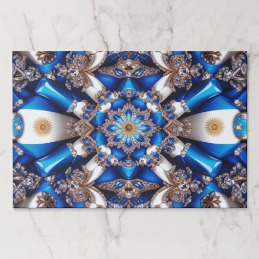 アルゼンチンカラーのティアウェイ紙パッド ペーパーパッド (正面)