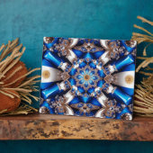 アルゼンチンカラーのプラークモダンデザイン フォトプラーク (側面)