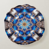 アルゼンチンカラーのラウンド装飾用クッション ラウンドクッション (裏面)