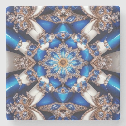 アルゼンチンカラーの特別な石コースター ストーンコースター (正面)