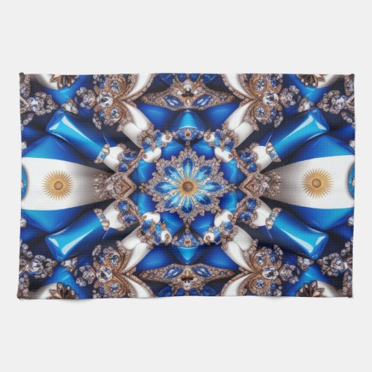 アルゼンチンカラーズキッチンタオルデザイン キッチンタオル (横)