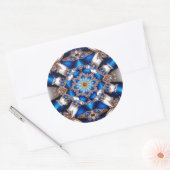 アルゼンチンカラーズデザイン ラウンドシール (封筒)