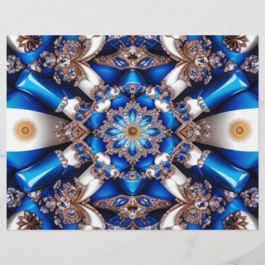 アルゼンチンカラーズレターヘッドデザイン (正面)