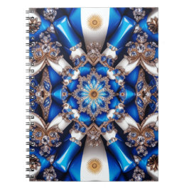 アルゼンチンカラー付きノートブック抽象デザイン ノートブック