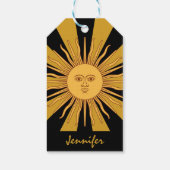 アルゼンチンギフトラベル、ゴールデンサン、ソルデマヨ ギフトタグ (裏面)