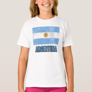 アルゼンチングランジ国旗(ルック) Tシャツ