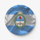 アルゼンチンコート・オブ・アームズ ペーパープレート (正面)