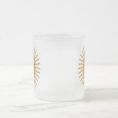 アルゼンチンゴールデンサン、ソルデマヨ フロストグラスマグカップ (中央)