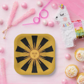 アルゼンチンゴールデンサン、ソルデマヨ ペーパープレート (パーティー)