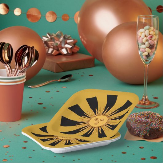 アルゼンチンゴールデンサン、ソルデマヨ ペーパープレート (複数)