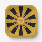 アルゼンチンゴールデンサン、ソルデマヨ ペーパープレート (正面)