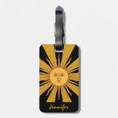 アルゼンチンゴールデンサン、ソルデマヨ/旅行 ラゲッジタグ (裏面縦)