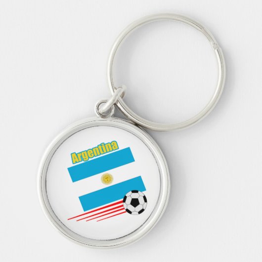 アルゼンチンサッカーチーム キーホルダー (正面)