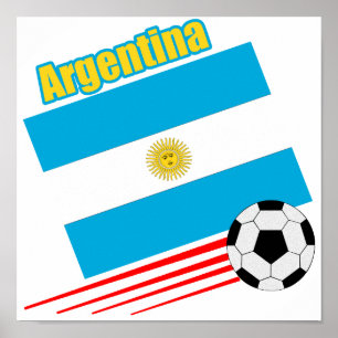 アルゼンチンサッカーチーム ポスター