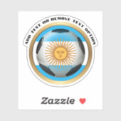 アルゼンチンサッカーボールスポーツ シール (シート)