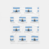 アルゼンチンサッカー代表 フリースブランケット (正面)