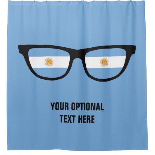 アルゼンチンシェードカスタムシャワーカーテン シャワーカーテン (正面)