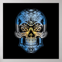 アルゼンチンスカル・バラ国旗 ポスター