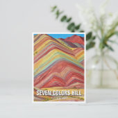 アルゼンチンセブンカラーズヒルクイブラダデフマハカ ポストカード (スタンド正面)