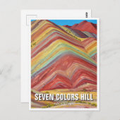 アルゼンチンセブンカラーズヒルクイブラダデフマハカ ポストカード (正面/裏面)