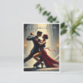 アルゼンチンタンゴ踊りカップル ポストカード (スタンド正面)
