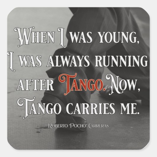 アルゼンチンタ運ンゴミー引用文 スクエアシール (正面)