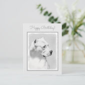 アルゼンチンド絵画ゴズオリジナルドッグアート ポストカード (スタンド正面)