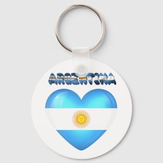 アルゼンチンハート キーホルダー (正面)