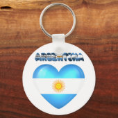 アルゼンチンハート キーホルダー (正面)