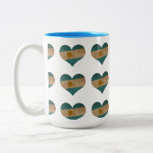 アルゼンチンハート ツートーンマグカップ (左)