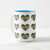 アルゼンチンハート ツートーンマグカップ (正面左)