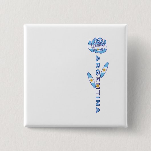 アルゼンチンバラ 缶バッジ (正面)