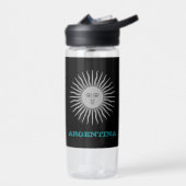 アルゼンチンフィットネスとアルゼンチンの紋章 ウォーターボトル (左面)