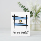 アルゼンチンブラシ旗 招待状 (スタンド正面)