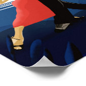 アルゼンチンマーデルプラタタンゴヴィンテージ ポスター (角)