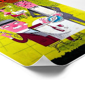 アルゼンチンレトロヴィンテージ旅行ポスター ポスター (角)