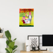 アルゼンチンレトロヴィンテージ旅行ポスター ポスター (ホームオフィス)