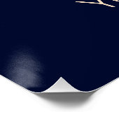 アルゼンチンヴィンテージゴーチョ国旗のサッカーボール ポスター (コーナー)