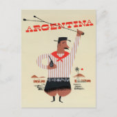 アルゼンチンヴィンテージ旅行はがき ポストカード (正面)