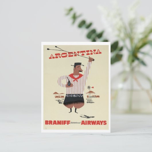 アルゼンチンヴィンテージ旅行はがき ポストカード (スタンド正面)
