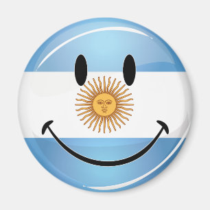 アルゼンチン人の微笑の旗 マグネット