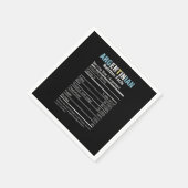 アルゼンチン人伝統降下アルゼンチンニューター スタンダードカクテルナプキン (角)