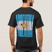 アルゼンチン代表ストリートウェアTシャツ Tシャツ (裏面)