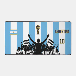 アルゼンチン代表チームデスクマット - サッカー ファン デスクマット