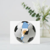 アルゼンチン代表チーム ポストカード (スタンド正面)