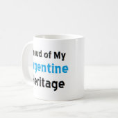 アルゼンチン伝統マグカップ コーヒーマグカップ (正面左)