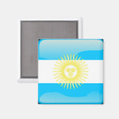 アルゼンチン光沢国旗 マグネット (正面/裏面)