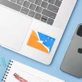 アルゼンチン南極国旗 シール (ノートパソコンとiPhone)