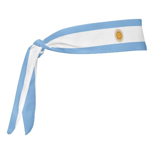 アルゼンチン国エレガント国国旗 タイヘッドバンド (回転270)